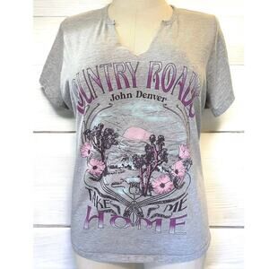 Torrid Plus Size 3 John Denver Country Roads Fitted Graphic TShirt West Virginia